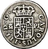 Obverse 1/2 Real 1771 M PJ