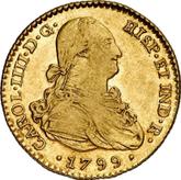 Obverse 2 Escudos 1799 S CN
