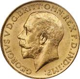 Obverse Sovereign 1919 C
