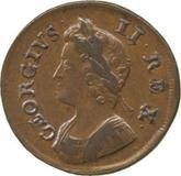 Obverse Farthing 1735 Young Head