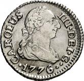 Obverse 1/2 Real 1776 S CF