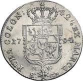 Reverse 2 Zlote (8 Groszy) 1794 MV Kościuszko Uprising