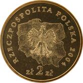 Obverse 2 Zlote 2004 MW NR Subcarpathian Voivodeship