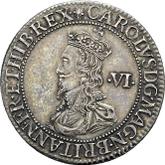 Obverse Sixpence no date (1631-1632) First issue of Briot