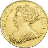 Obverse Half Guinea 1711 Post Union