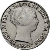 Obverse 4 Reales 1852