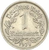 Obverse 1 Reichsmark 1938 F