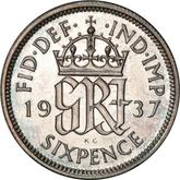 Reverse Sixpence 1937