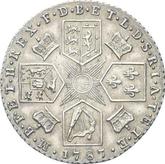 Reverse Sixpence 1787