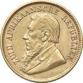 Obverse 1/2 pond (Transvaal) 1896