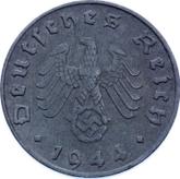 Reverse 10 Reichspfennig 1944 E