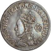 Obverse Sixpence 1571 Milled coinage