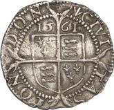 Reverse 3 Farthings 1561