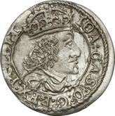 Obverse 1 Grosz 1652 Lithuania