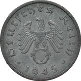 Reverse 1 Reichspfennig 1945 A