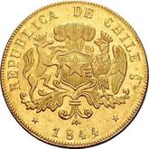 Obverse 8 Escudos 1844 So IJ