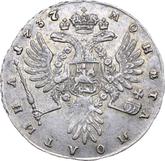 Reverse Poltina 1737 Type 1735