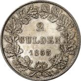 Reverse 2 Gulden 1853