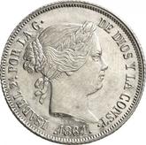 Obverse 4 Reales 1864