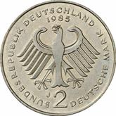 Reverse 2 Mark 1985 J Theodor Heuss