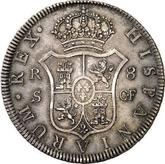 Reverse 8 Reales 1772 S CF