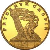 Reverse 500000 Zlotych 1990 Fryderyk Chopin