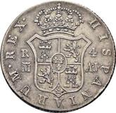 Reverse 4 Reales 1824 M AJ