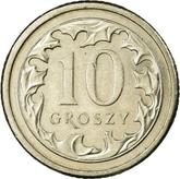 Reverse 10 Groszy 2014 MW