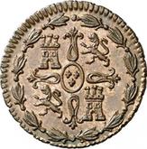 Reverse 1 Maravedí 1824 J