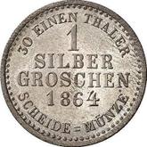 Reverse Silber Groschen 1864