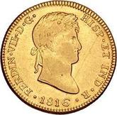 Obverse 4 Escudos 1816 JP