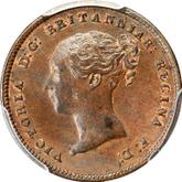Obverse Half Farthing 1854