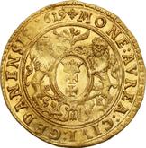 Reverse Ducat 1619 Danzig