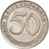 Obverse 50 Reichspfennig 1939 D