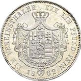 Reverse Thaler 1862 C.P.