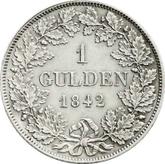 Reverse Goldgulden 1842