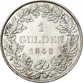 Reverse Gulden 1848