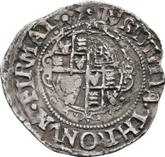 Reverse 2 Pence (Halfgroat) no date (1625-1642) Fourth draped bust