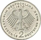 Reverse 2 Mark 1970 J Konrad Adenauer