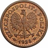 Obverse 1 Zloty 1928 Pattern Leaf wreath