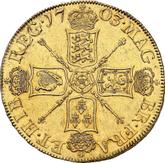 Reverse Five guineas 1703 Pre-Union