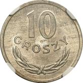 Reverse 10 Groszy 1970 MW