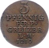 Reverse 3 Pfennig 1810