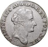 Obverse 1 Zloty (4 Grosze) 1794 MV