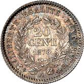 Reverse 20 Centimes 1878 A