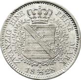 Reverse 2/3 Thaler 1828 S