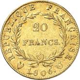 Reverse 20 Francs 1806 U