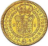 Reverse 2 Escudos 1790 P SF