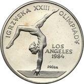 Reverse 500 Zlotych 1983 MW SW Pattern XXIII Summer Olympic Games - Los Angeles 1984