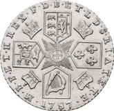 Reverse Sixpence 1787